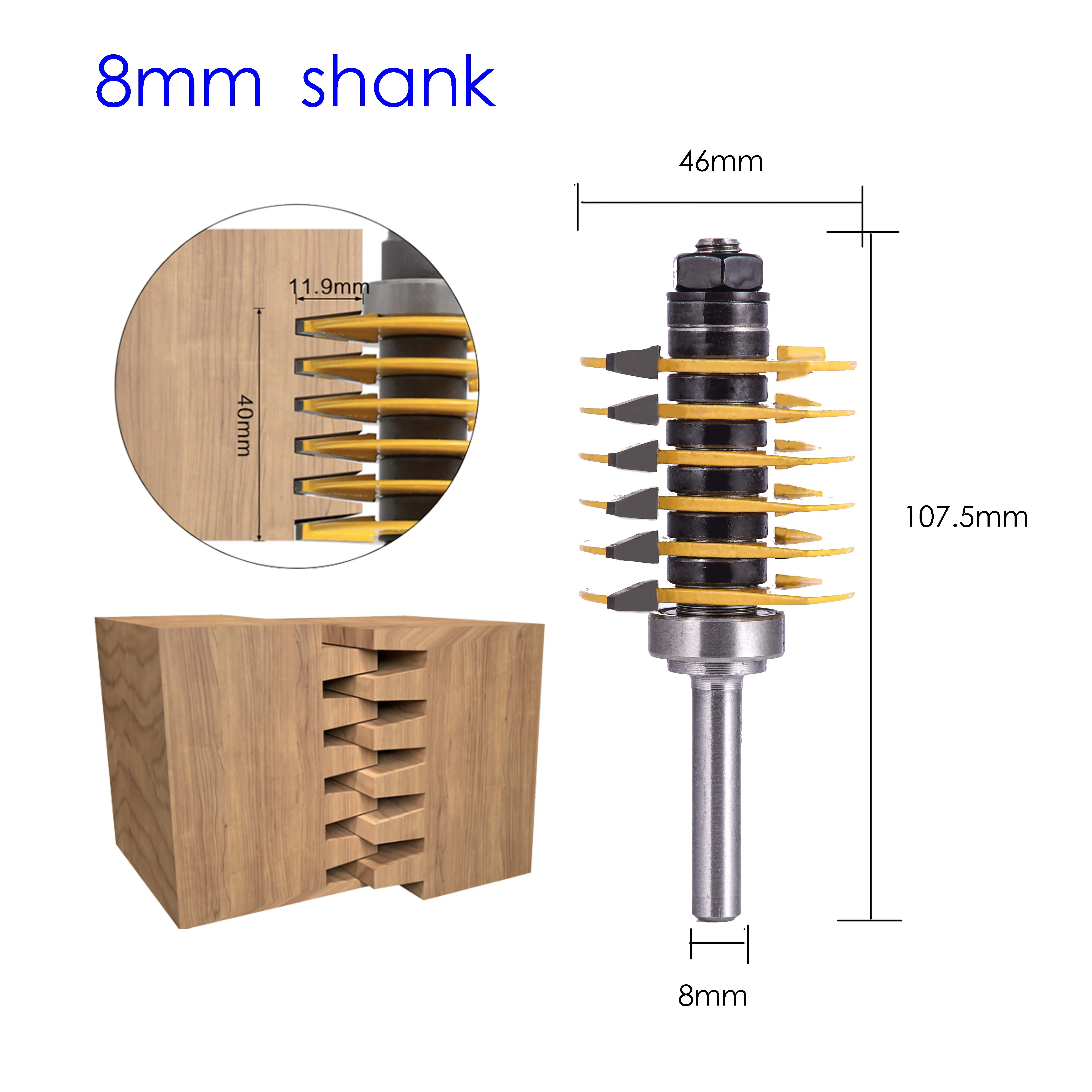 1 шт. насадка для фрезерного станка 1/2 дюйма 2 зубца | Инструменты