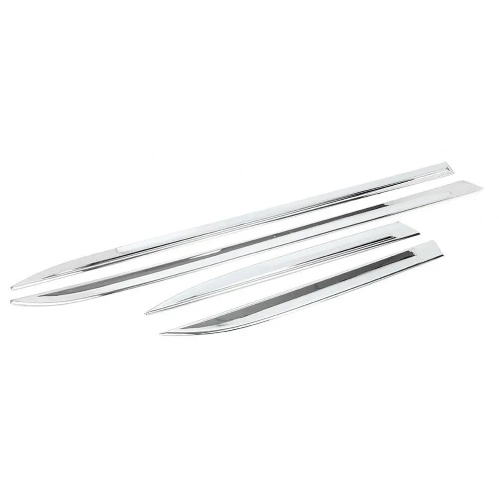 

4Pcs Chrome Side Door Trim Left Right ABS For 2014-18 Jeep Grand Cherokee