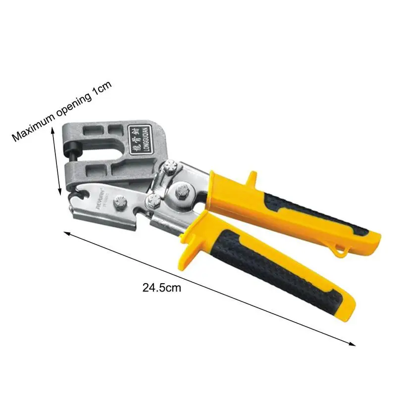 

1pcs Metal Keel Clamp Ceiling Keel Riveting Clamp Keel Decorative Clamp Stud Crimper Plier Industrial O2L5