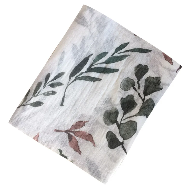 Хлопковое муслиновое детское одеяло s дышащее пеленальная накидка для ребенка