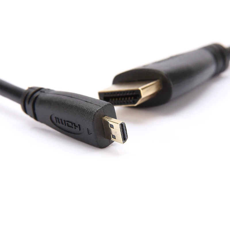 Micro HDMI совместимый кабель видеокабели позолоченный 1080P 3D для GoPro Hero 7 6 5 4 3 Yi 4K Sjcam