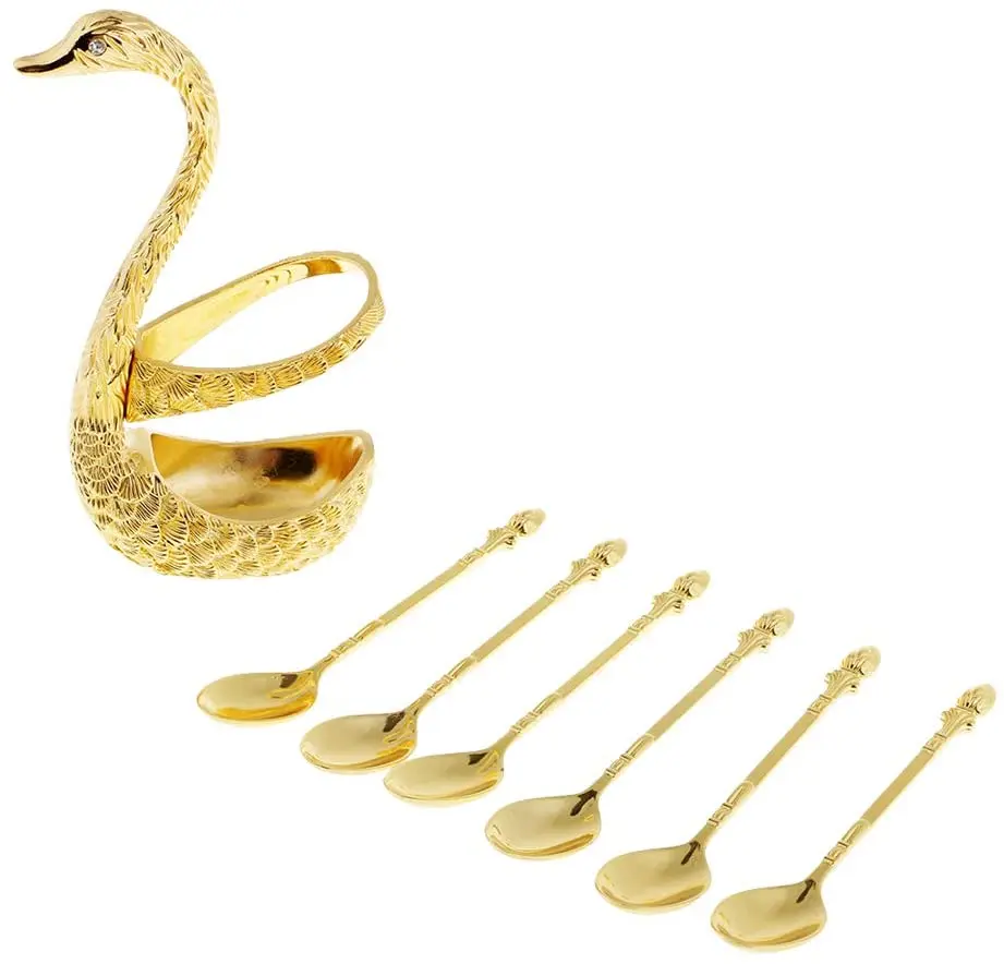 Фруктовая ложка набор из нержавеющей стали для десертов подставка под салаты