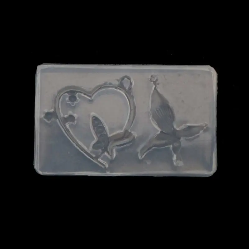 Силиконовые формы для подвесок в виде оленя короны монеты сердца птицы