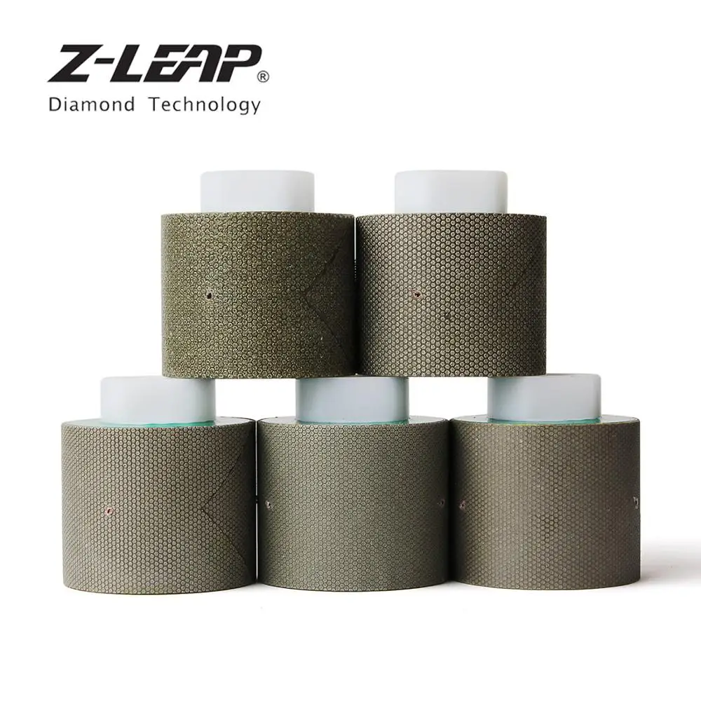 Z-LEAP " Алмазный влажный Полировочный барабан колесо Гальваническое шлифовальное колесо M14 5/8-11 беседка для гранита мраморная раковина отверстие