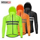 Ветровка мотоциклетная с капюшоном, тонкая Водонепроницаемая Светоотражающая ветровка для езды по бездорожью