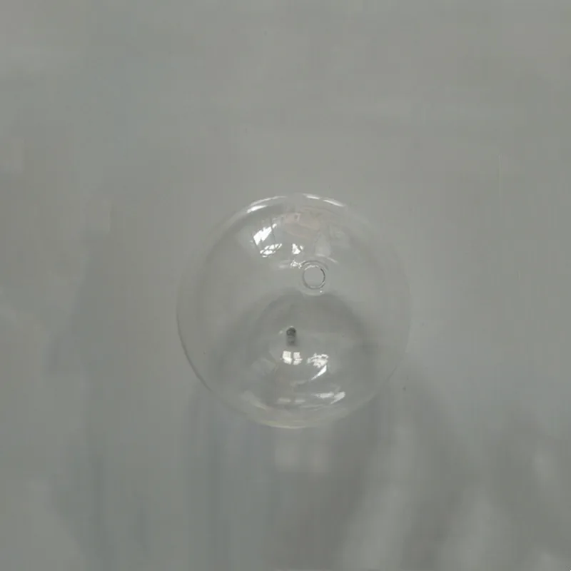 

8pcs/pack Diameter=15cm Transparent Hollow Glass Ball Home Party Club WeddingDecorative Prop Two Small Holes Hanging Globe