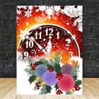 Алмазная мозаика сделай сам, рождественские часы, алмазная картина с рисунком, алмазная живопись, полная квадратная, круглая Алмазная вышивка, подарок на Новый год 2021
