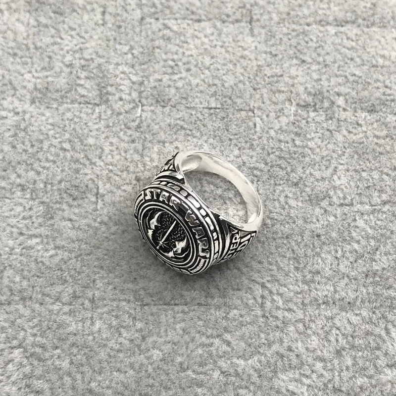 Мужское кольцо GYI Punk готическое с уникальным геометрическим узором вечерние