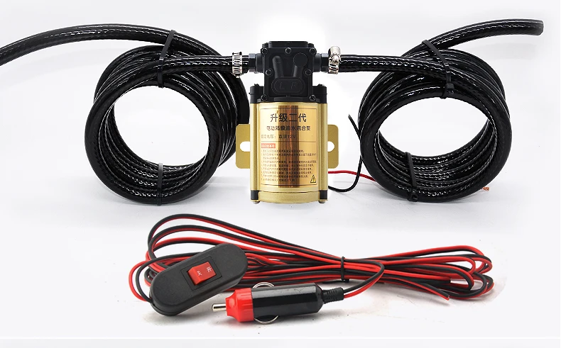 12V 24V Электрический бензиновый дизельный насос высокой мощности Универсальный самовсасывающий насос