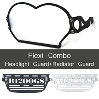 for bmw r 1200 gs r1200gs gsa 2007 2008 2009 12 motorcycle headlight guard radiator cover cooler grill head light lens protector