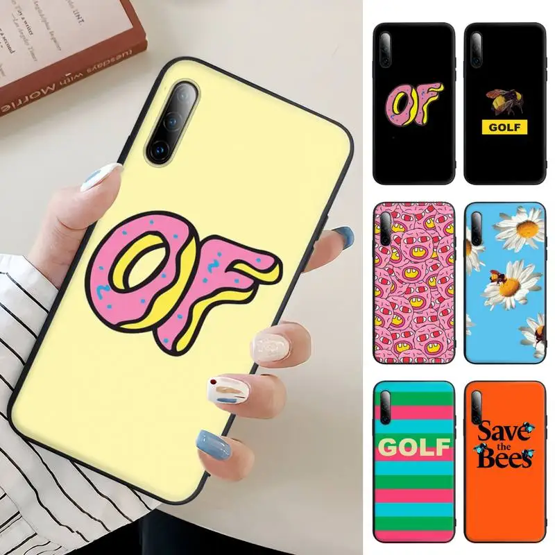 

Golf Wang Tyler The Creator Black Matte Phone Cover For Samsung J4 J6 J5 J7 2016 Note 5 8 9 10 Lite Plus 20 Ultra Case