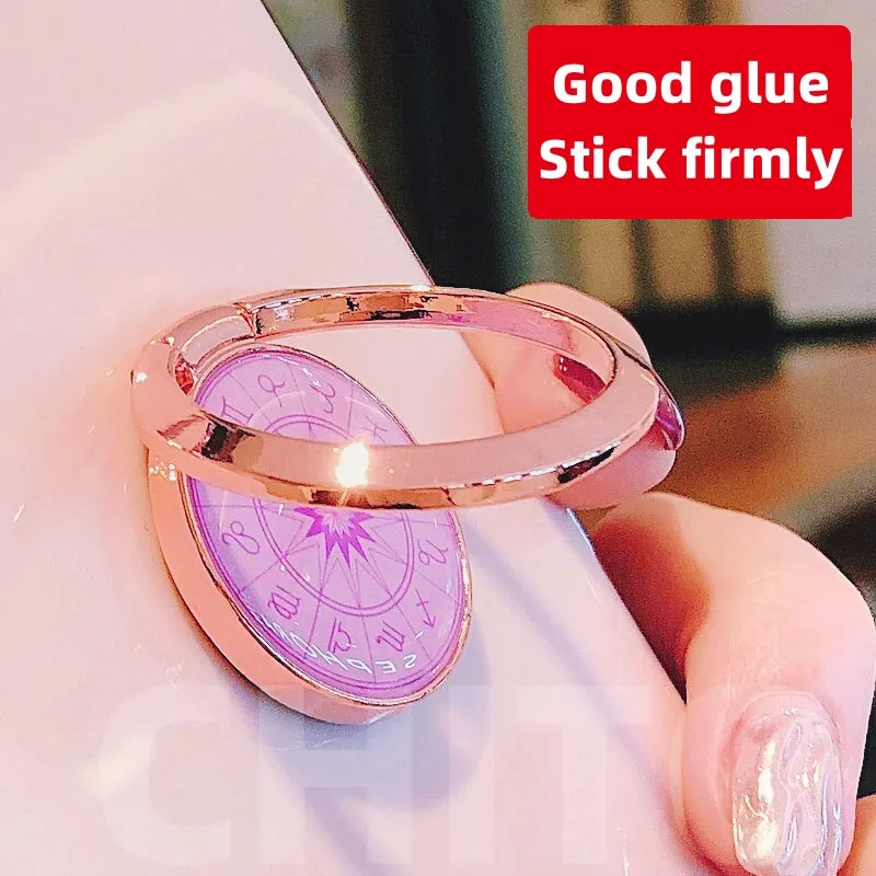 кольцо для телефона Универсальный модный держатель в виде знака зодиака