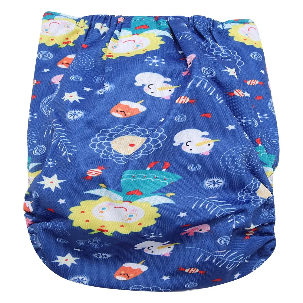 Детские подгузники для плавания водонепроницаемые регулируемые тканевые в