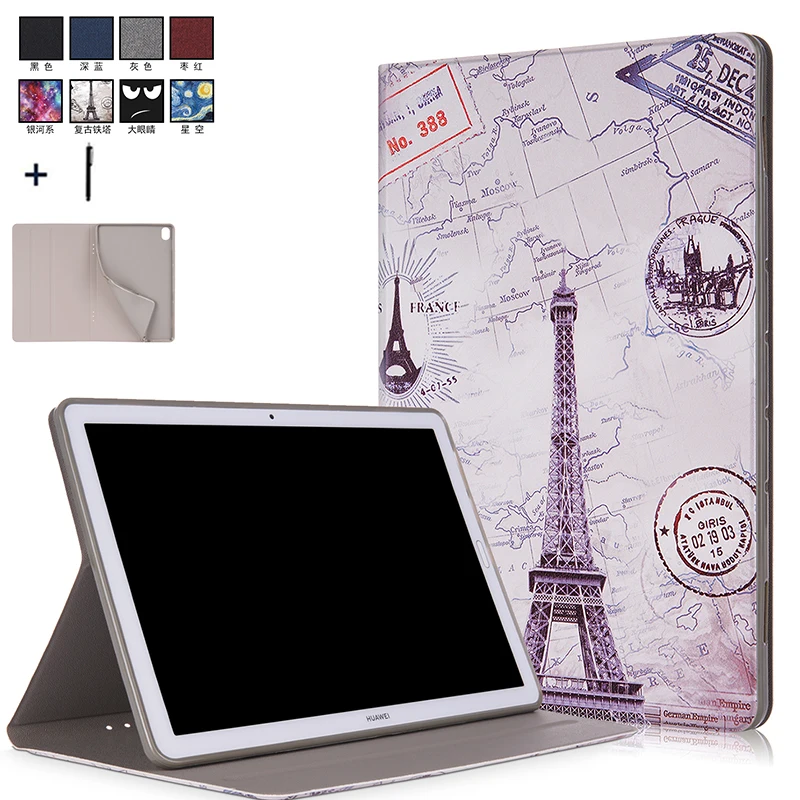 Передний силиконовый чехол с поддержкой для Huawei Mediapad M6 10 8 2019 флип из