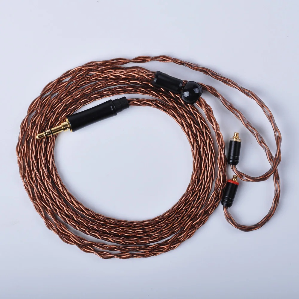AK HiFiHear 8 Core посеребренный Модернизированный кабель 2,5/3,5 мм сбалансированный кабель с MMCX/2pin разъем для ZS10 Pro TRN X6