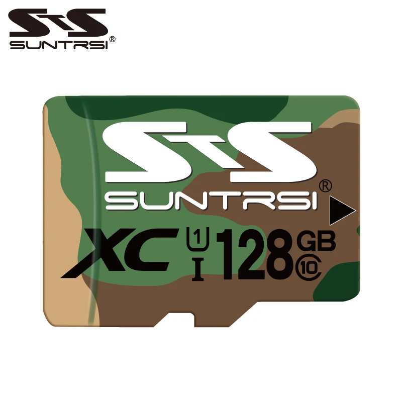 Suntrsi Micro sd TF карта 128 Гб класс 10 высокая скорость 64 SD для смартфонов и планшетов