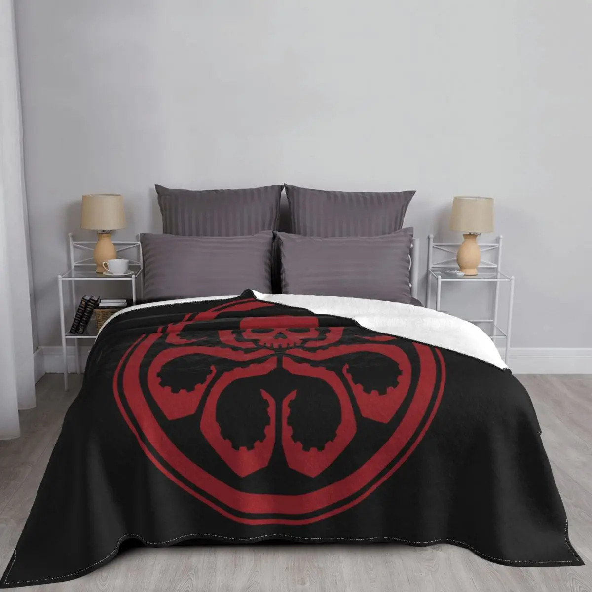 The агент Гидры Of Shield Manta para cama colcha manta a cuadros de muselina camas | Дом и сад