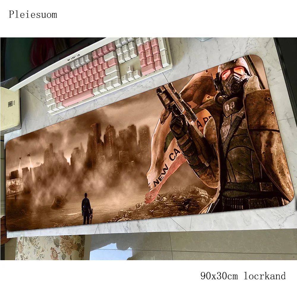 fallout mouse pad 90x30cm gaming mousepad anime home office notbook desk mat Mass pattern padmouse games pc gamer mats | Компьютеры и