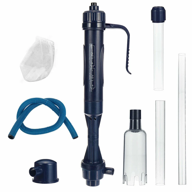 Электрический сифон работающий от аквариума песчаная мойка аквариумный водяной