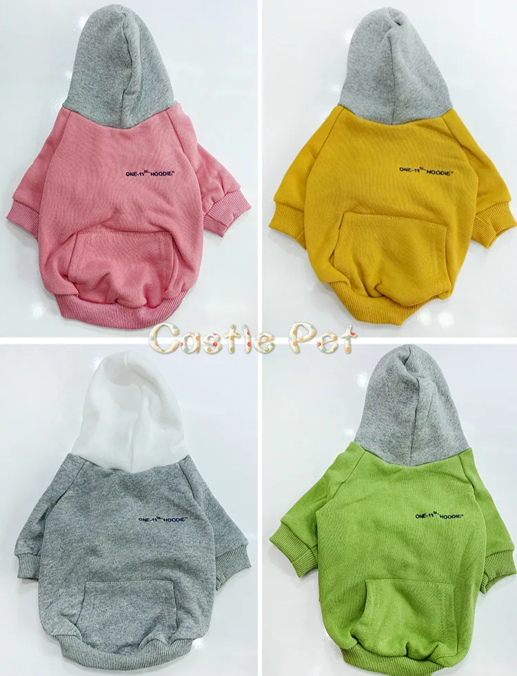 Осенние одинаковые худи для всей семьи одежда детей собак мягкая толстовка