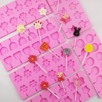 Круглая силиконовая форма в форме сердца для леденцов инструмент выпечки