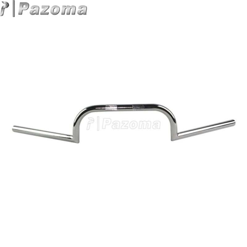 7/" или 1" Хром Черный мотоцикл Clubman руль 22 мм/25 мм рукоятки для Harley Triumph Chopper Bobber Кафе Racer на заказ