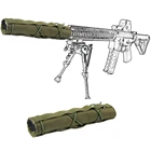 Камуфляжный ограничитель для труб, тепловой экран, снайперская трубка 500D, нейлоновые аксессуары для охоты 22 см