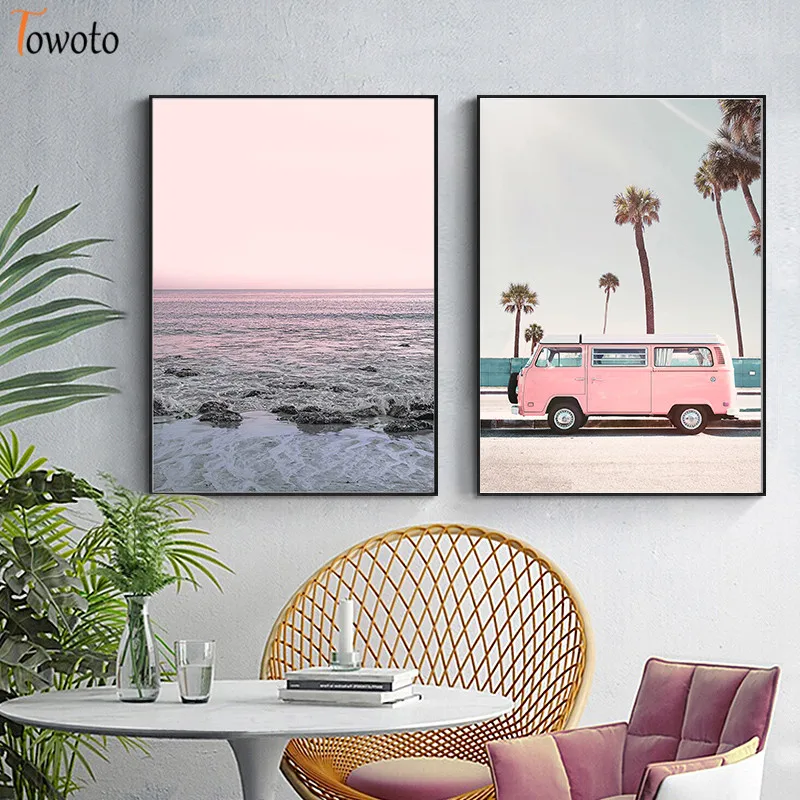 Пейзаж Скандинавское украшение Настенная живопись на холсте для гостиной постер