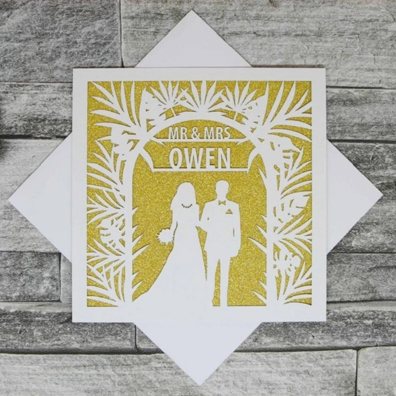 

Envelope Wedding Metal Cutting Dies Stencil Scrapbooking DIY Album Stamp Paper E8BD