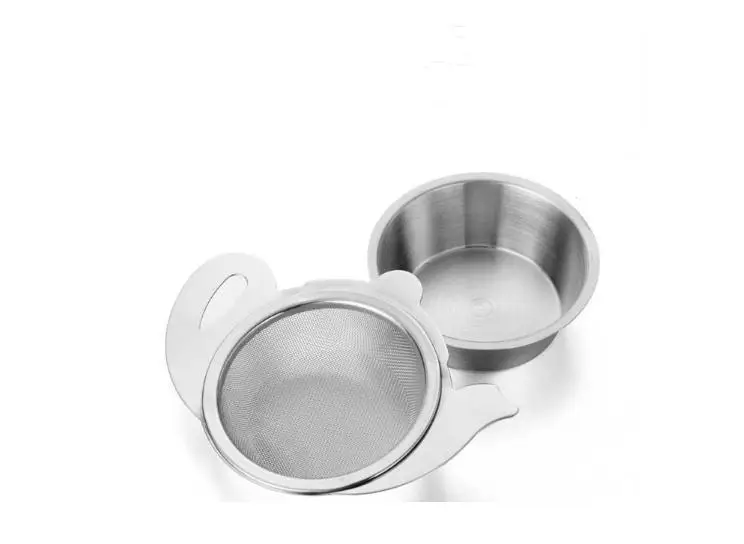 

Stainless Steel Tea Strainer with Handle Mesh Infuser Container Holder for Teapot Mugs Cups Loose Tea Brewing Tool Colador de Te