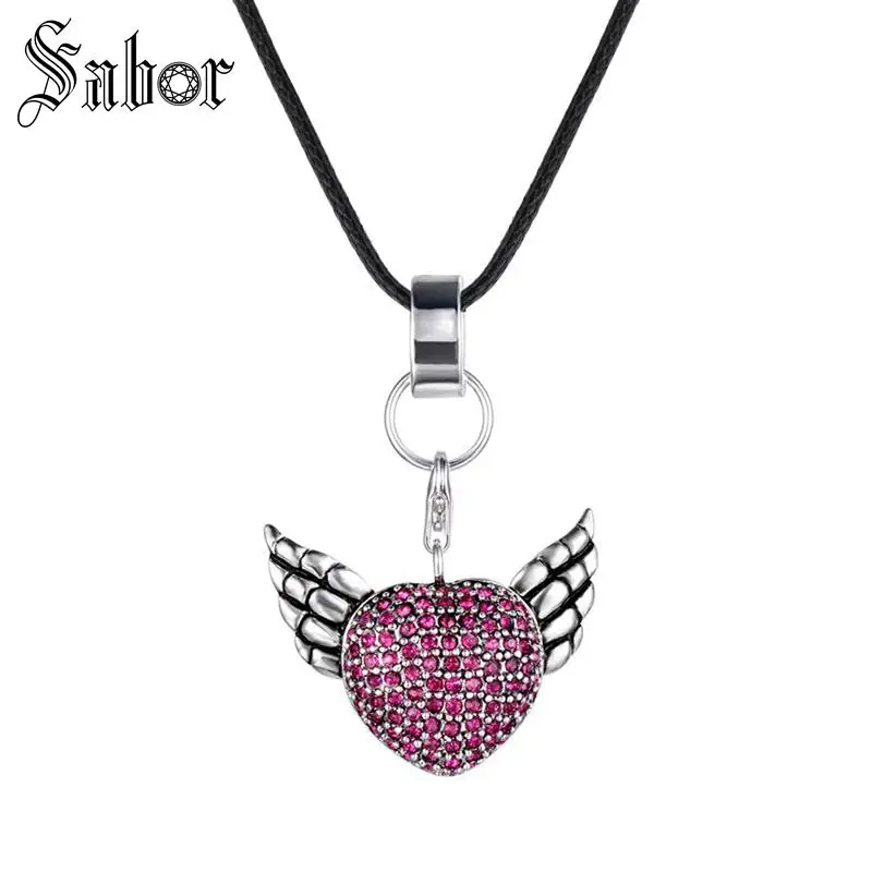 Чокеры Очаровательные Подвески Ожерелья для женщин летать с белым хрустальным