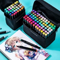 406080168 colors markers pen set kids student touch five marker school art supplies alcohol art markers pen for drawing manga