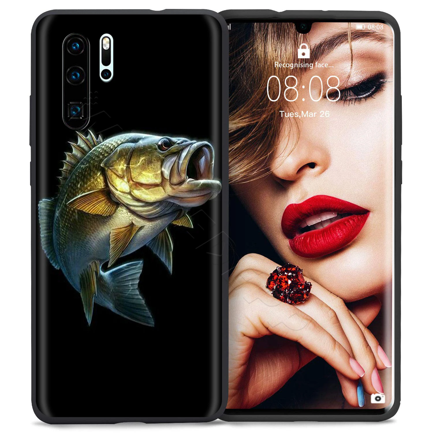 Webbedepp Карп Рыбалка чехол для Huawei P8 P9 P10 P20 P30 Lite Pro P Smart Z Мини - Цвет: 5