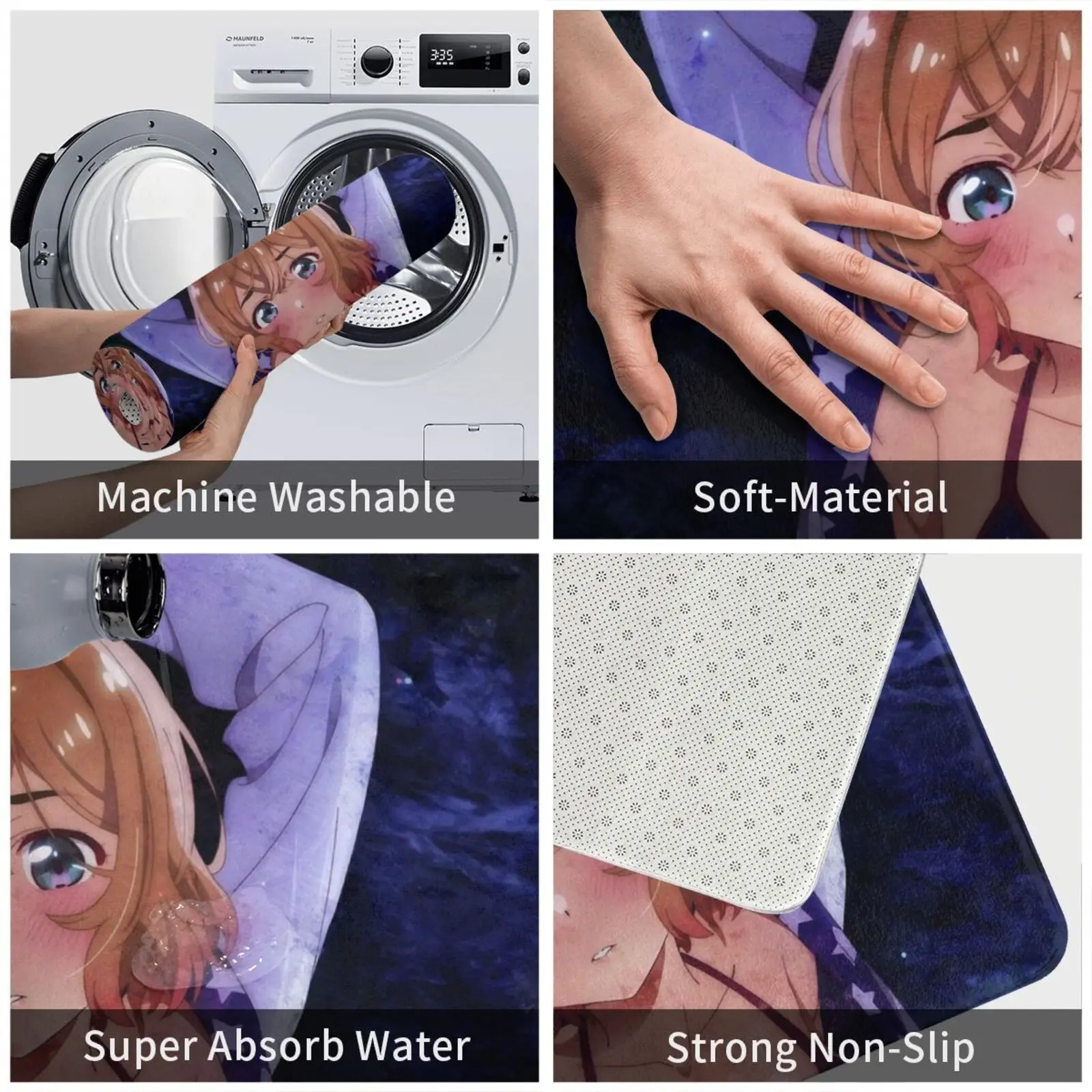 Коврик Nanami Mami коврик подушка мягкий для девушек Okarishimasu Kanojo Аниме Манга