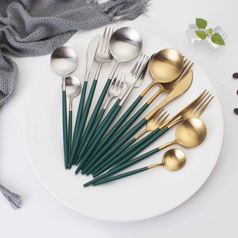 Классический набор посуды столовая посуда западные столовые приборы палочки