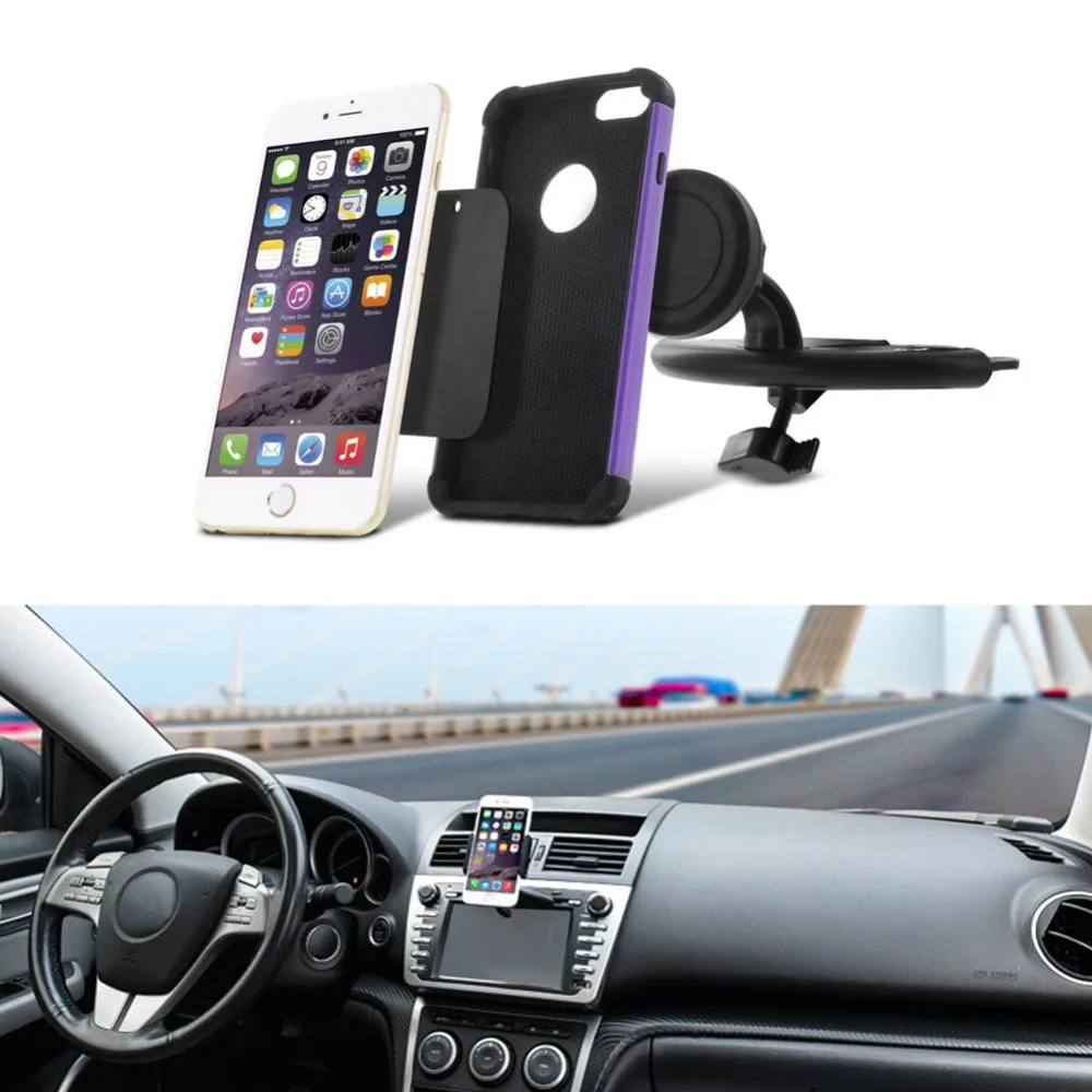 Автомобильное магнитное крепление CD слот Магнитный держатель подставка для iPhone