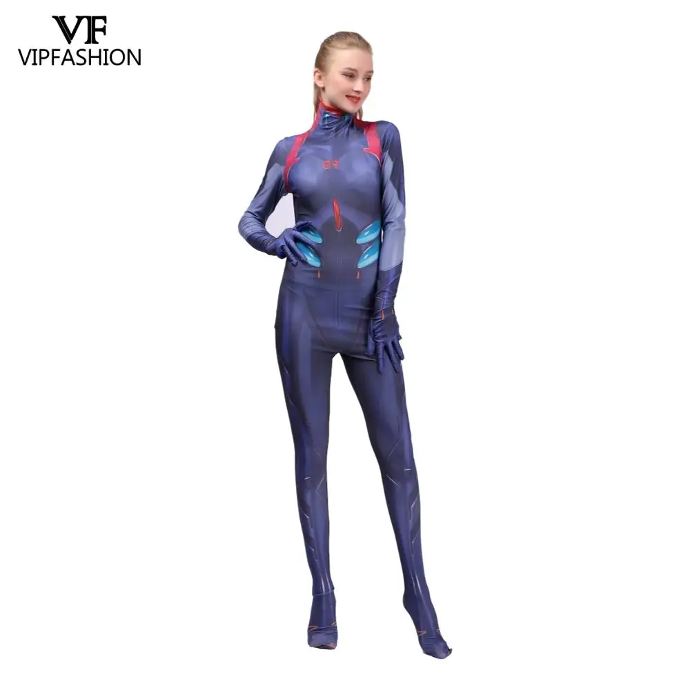 VIP модные Аска Лэнгли сорью (Evangelion аниме костюм Ayanami Rei напечатали комикс Косплей