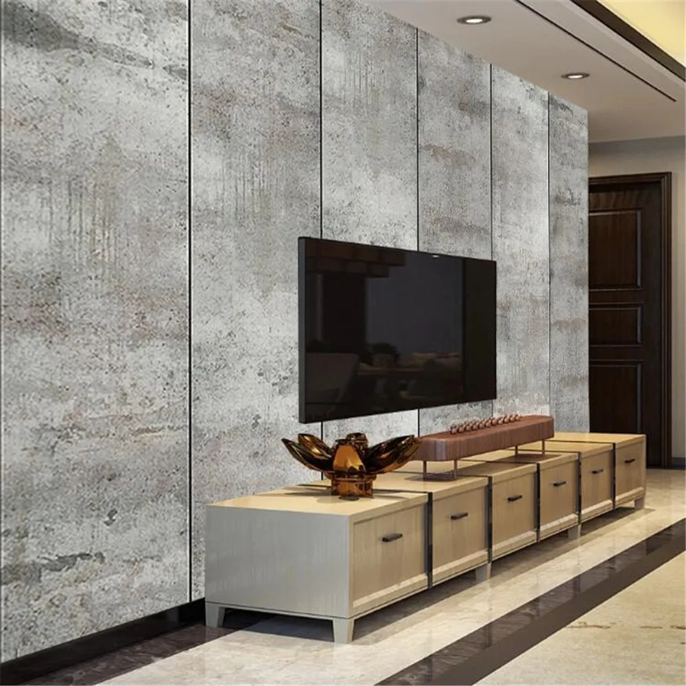 Пользовательский Ретро промышленный стиль цемент гостиная спальня настенная