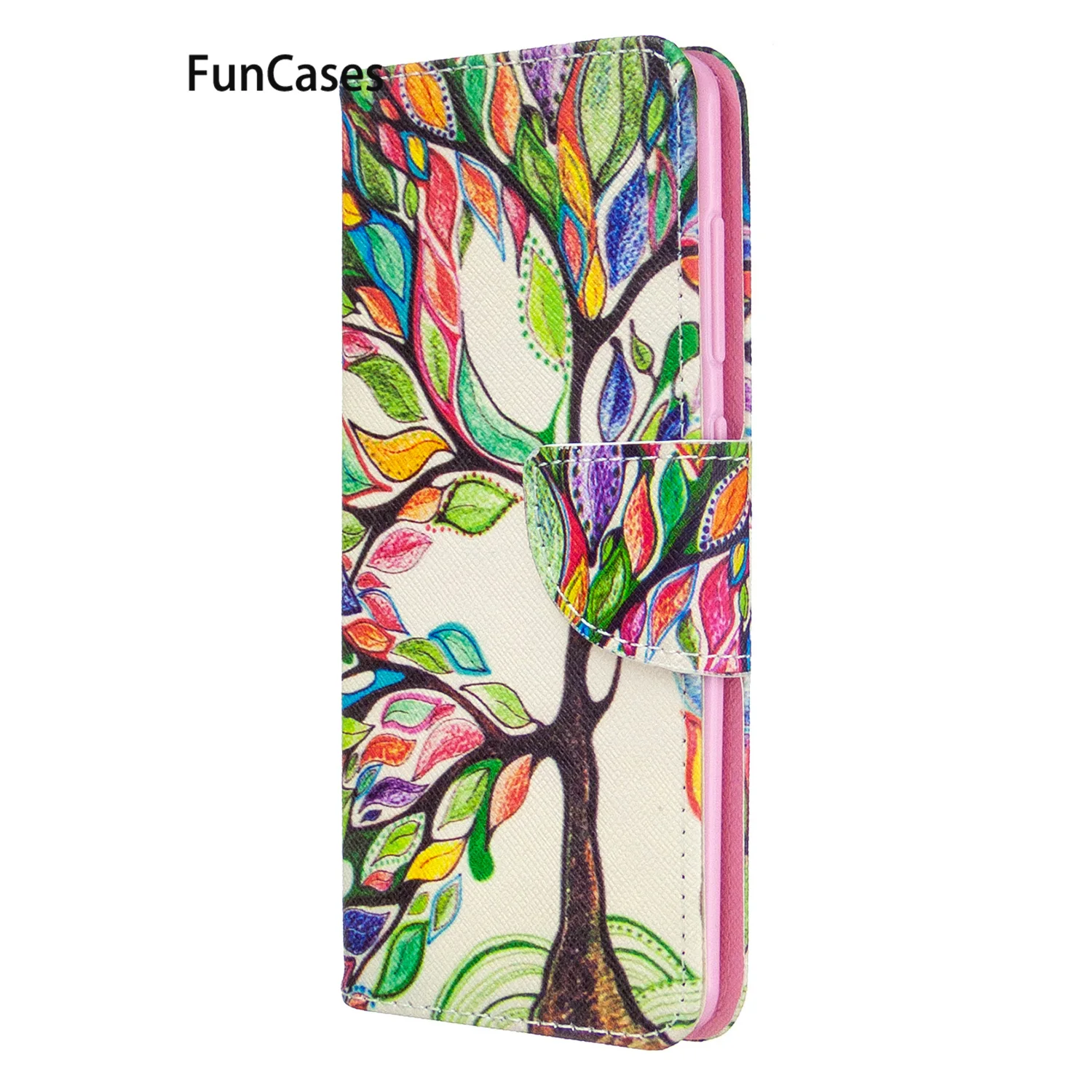 Винтажная тканевая кожаная задняя крышка с рисунком оленя для Nokia 7 Plus X7 мягкая