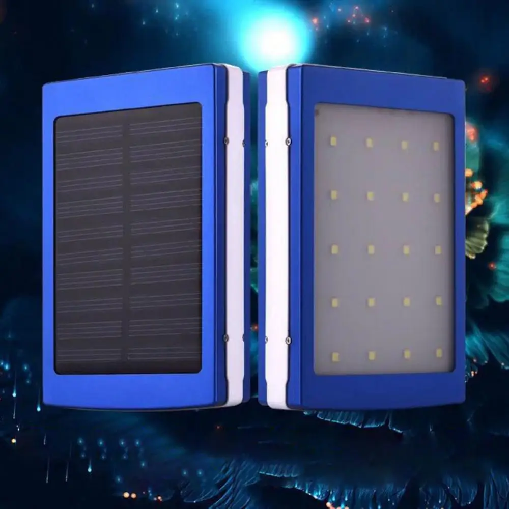 5V/1A 2A Portable design Dual USB LED Light 5-Cell 18650 Battery Charger Box Solar Power Bank DIY Case Kit Alloy Accessories | Лампы и