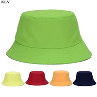 korean women men cute jelly candy color bucket hat sun protection wide brim hip hop harajuku packable portable fisherman cap