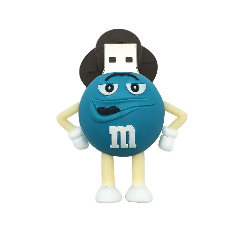 USB флэш-память 64 Гб мини шоколадные бобы USB 2,0 4 ГБ 8 ГБ портативный флеш-накопитель 32 Гб креативная мультяшная Флешка 16 Гб подарок на праздник
