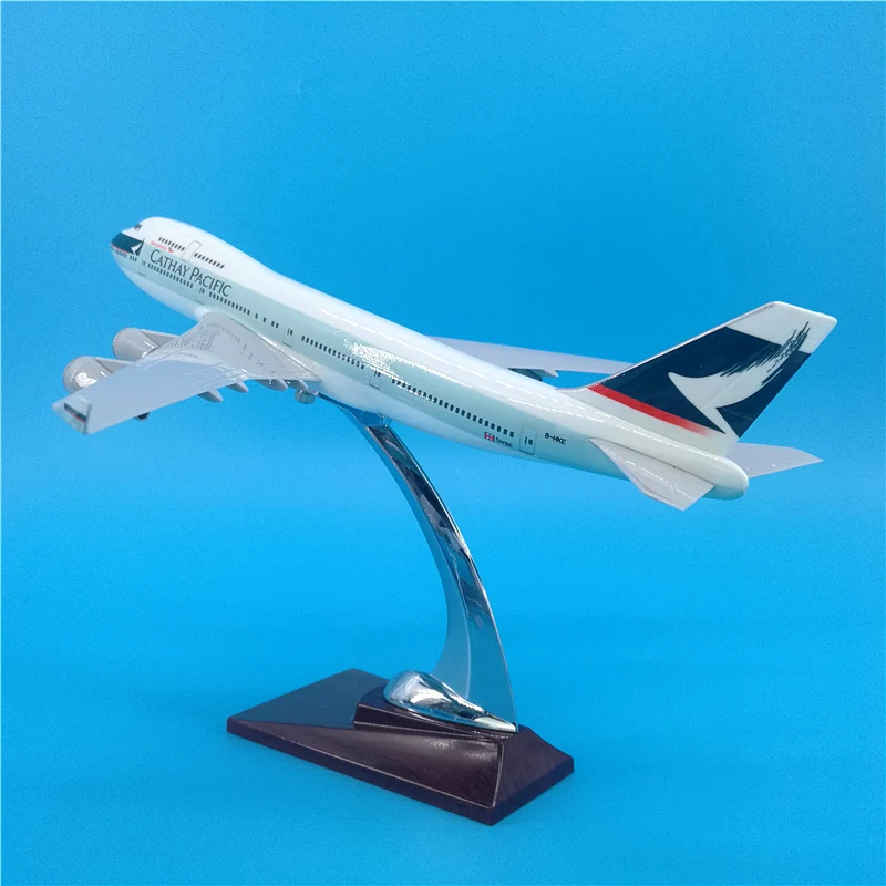32 см самолеты Hong Kong CATHAY PACIFIC airways Boeing B747 игрушечные модели самолетов самолет литье
