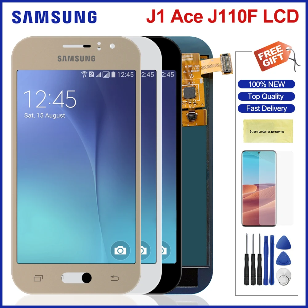 ЖК экран J110 для Samsung Galaxy J1 Ace дисплей с сенсорным экраном и дигитайзером