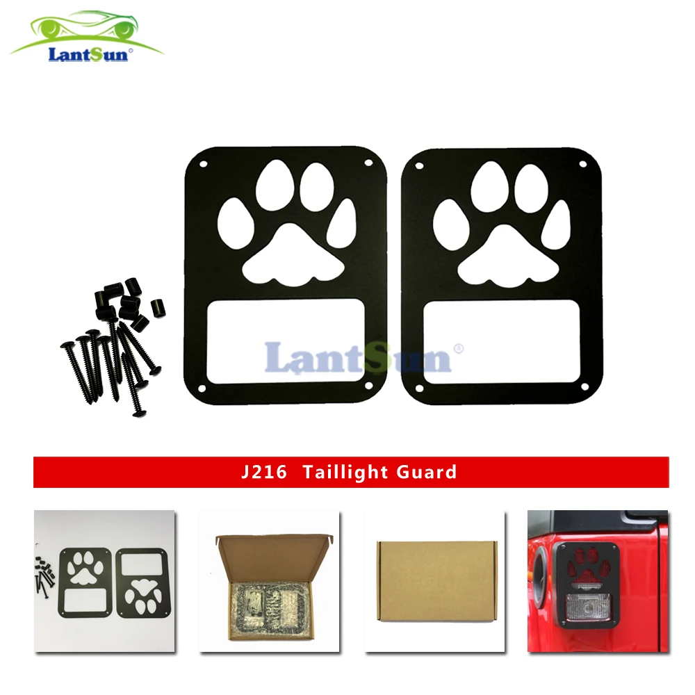 Shanghai Lantsun заводская цена автомобильные аксессуары для Jeep Wrangler 07-17 J216 Tailligate Guard