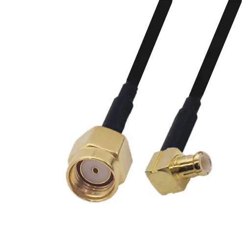 

RG174 Cable RP-SMA Male to MCX Male Right Angle Extension Coax Jumper Pigtail WIFI Router Antenna RF Coaxial Cable