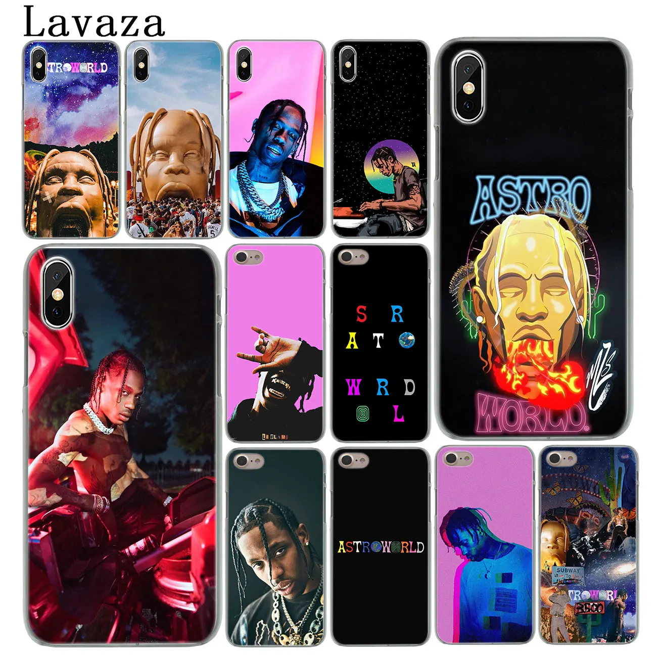 Жесткий чехол Lavaza с изображением Трэвиса Скотта для телефона iPhone XR X XS 11 Pro Max 10 7 8 6S