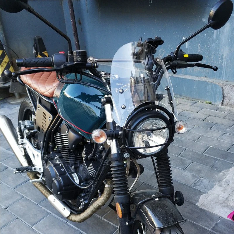 Лобовое стекло для Royal Enfield Thunderbird 500 500X 350 350X перехватчик Continental GT 650 535 кронштейн