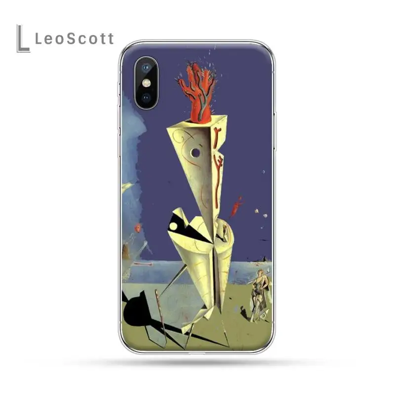 

Salvador Dali Art Phone Case For iphone 12 5 5s 5c se 6 6s 7 8 plus x xs xr 11 pro max Anti-fall protective funda