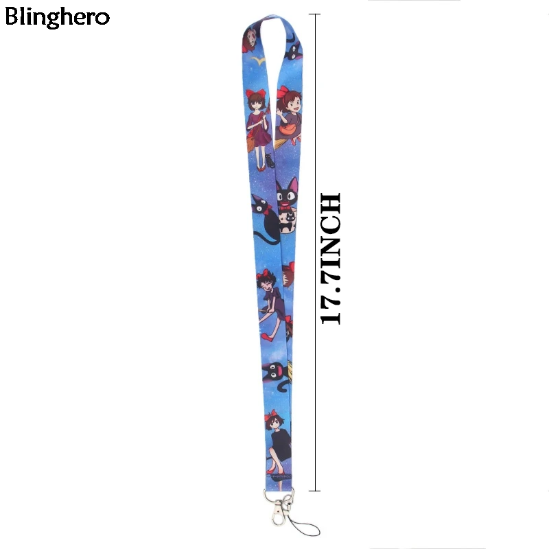 Blinghero Goldfish Cartoon Lanyard for Keys Cute Anime Gift Fashion Phone Neck Strap ID Badge Holder Ponyo Print Lanyards BH0425